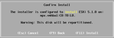 Confirm Install